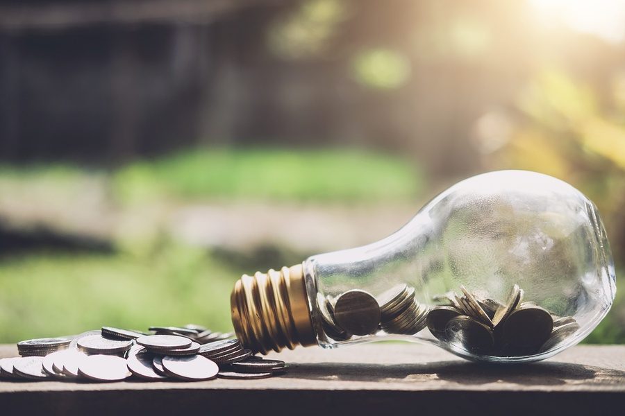 lightbulb in daylight